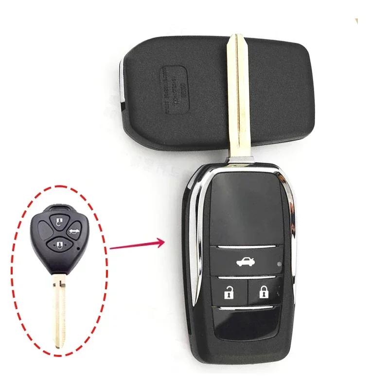 Новый модифицированный откидной складной чехол для дистанционного ключа Toyota RAV4