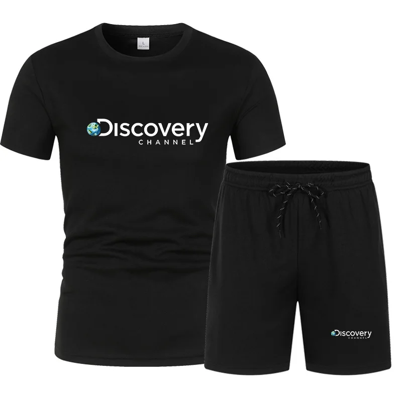 

National Geographic - Men's Sports T-Shirt and Shorts Set, Casual, Fashion, Summer Beachwear