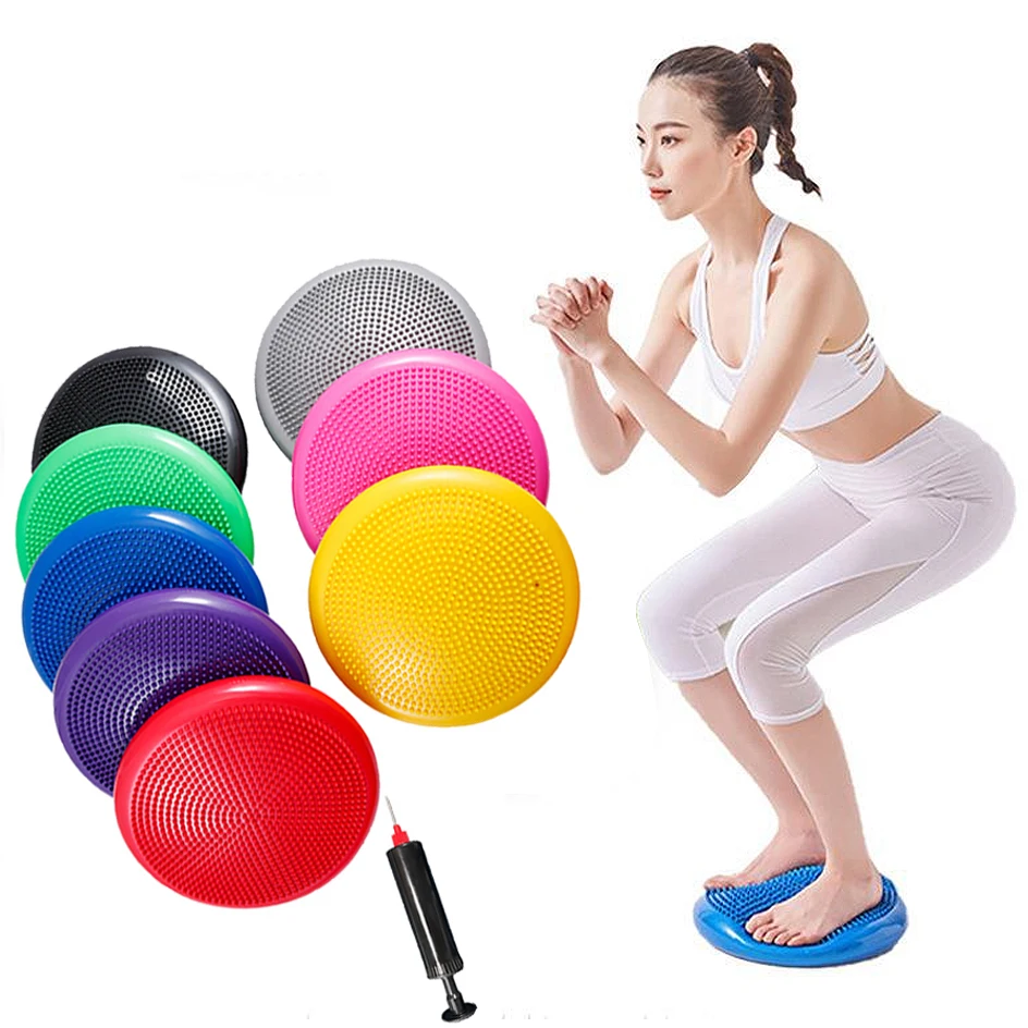 

Large/Small Yoga Balls Balance Bola Inflatable Massage Pad Disc Cushion Outdoor Indoor Gym Exercise Ball