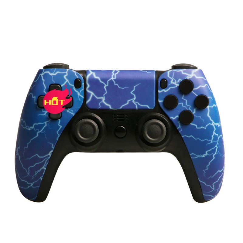 

Wireless Bluetooth-Compatible Double Vibration Gamepad for PS4 Controller PS4 Joystick Games Console USB 6Axis Joypad