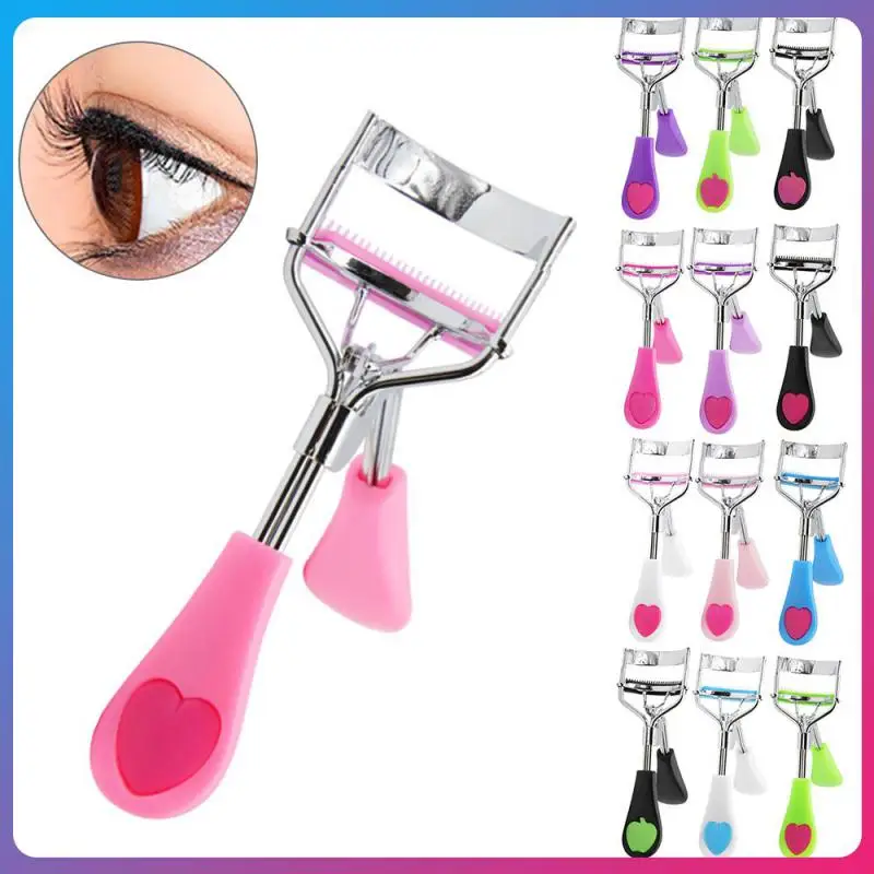 

1PC Lady Professional Eyelash Curler With Comb Tweezers Curling Eyelash Clip Cosmetic Eye Beauty Tool maquillaje