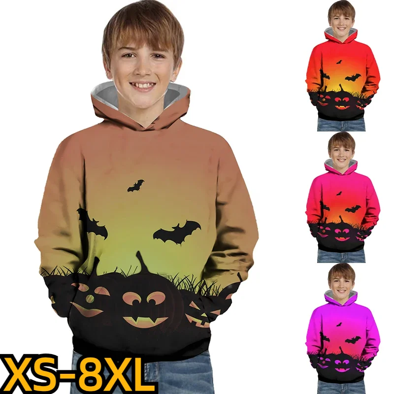 

Детский свитер с капюшоном, с круглым вырезом и длинным рукавом