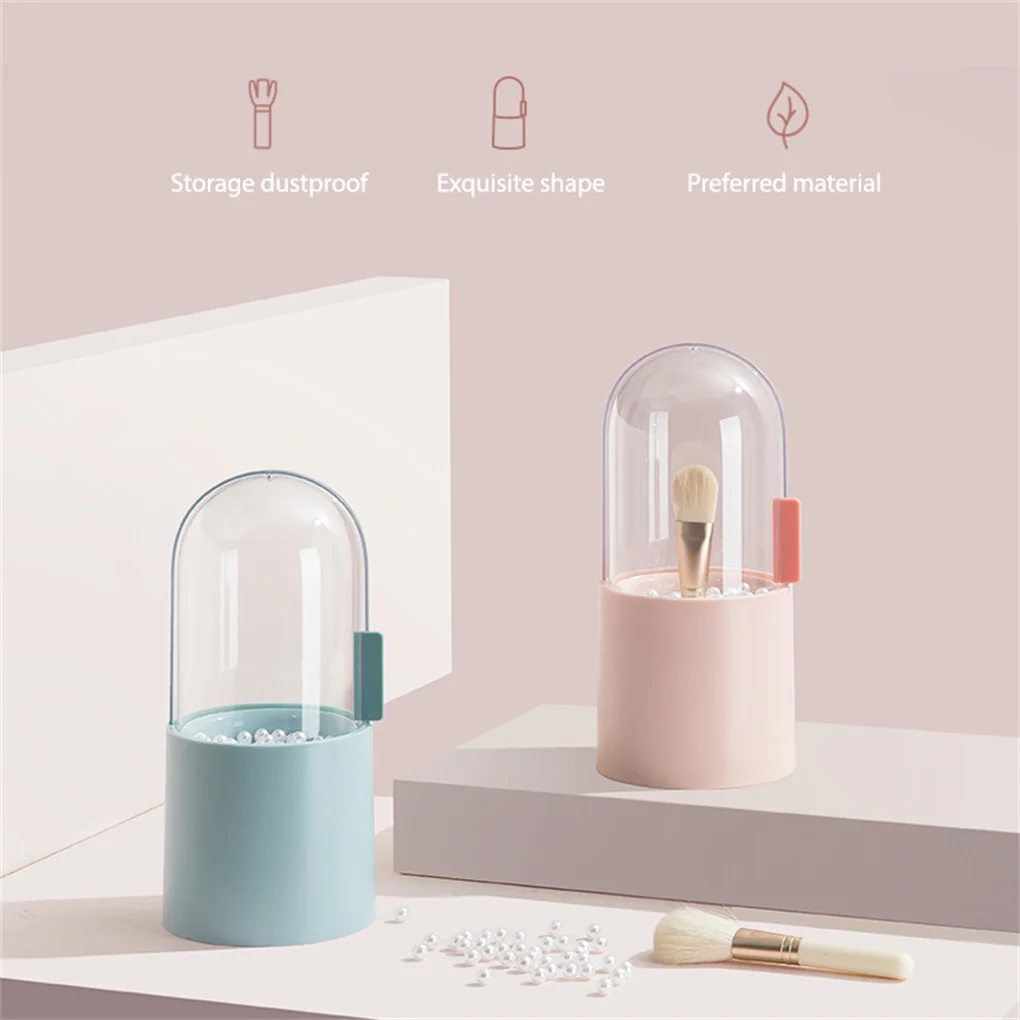 

Косметический Держатель для кистей с крышкой, контейнер для подводки для глаз и ручек, косметическая коробка для косметических инструменто...