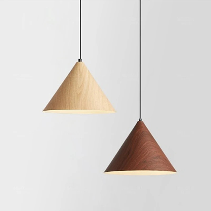 

Ресторанная люстра, прикроватная ретро-люстра из натурального дерева для спальни, кухни, бара