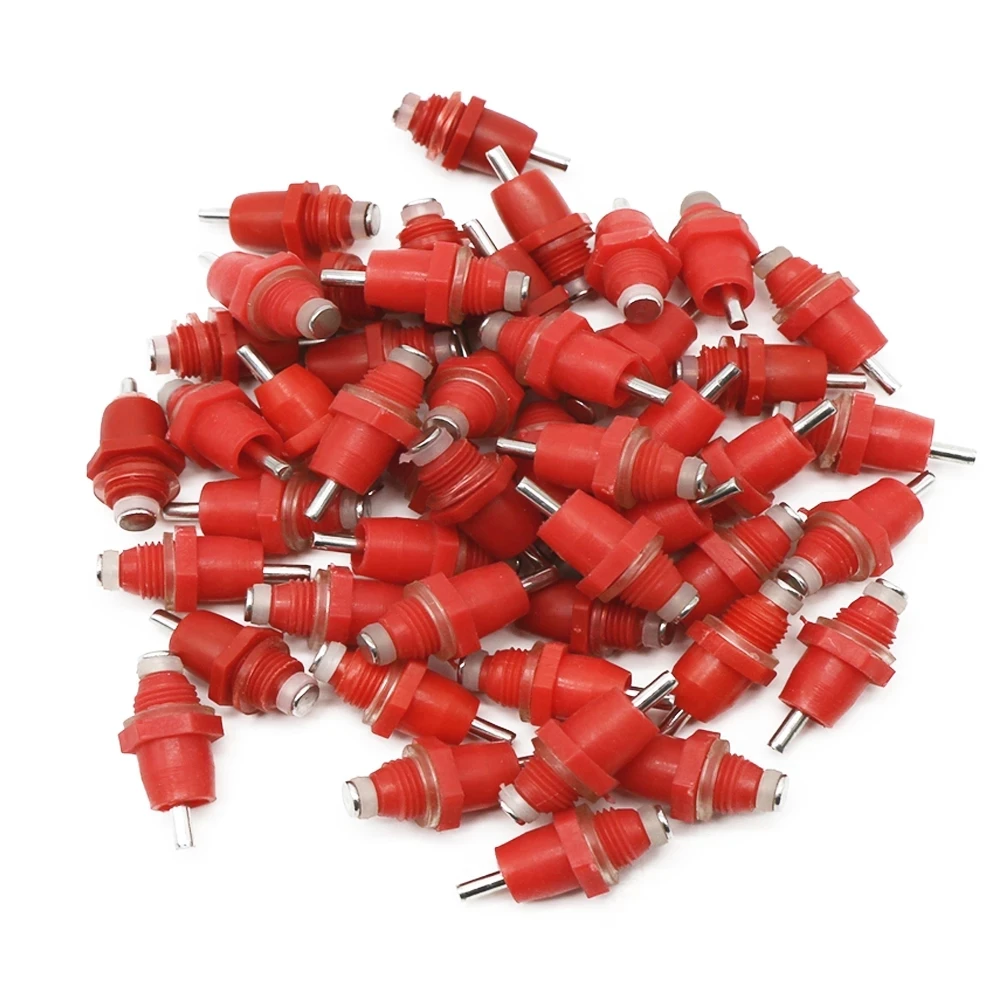 

50 шт., поилка для курицы, кормушка для перепелов, автоматический диспенсер для воды, куриная питьевая вода, подключение водопроводных труб и...