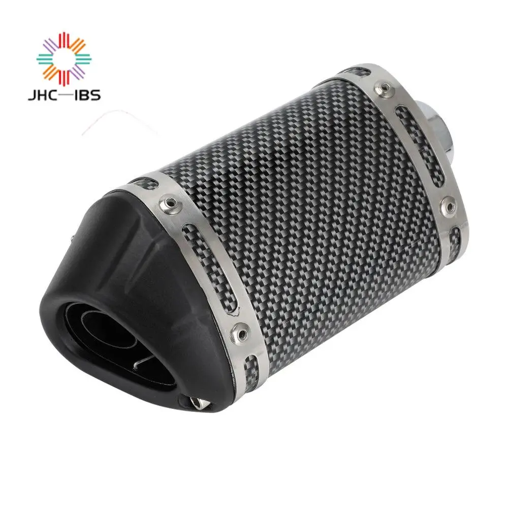 Аксессуары для мотоциклов глушитель из углеродного волокна труба нержавеющей