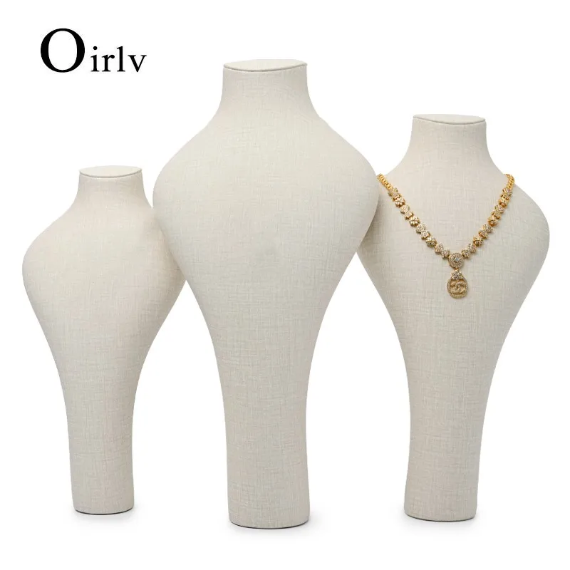 Oirlv новое ожерелье Дисплей Подставка-бюст подвеска кольцо держатель для пальцев