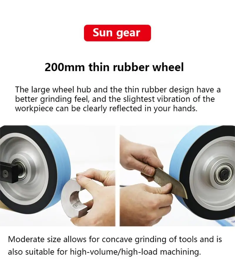 220 В/380 В 1500 Вт вертикальная ленточная шлифовальная машина 1400E солнечный круг