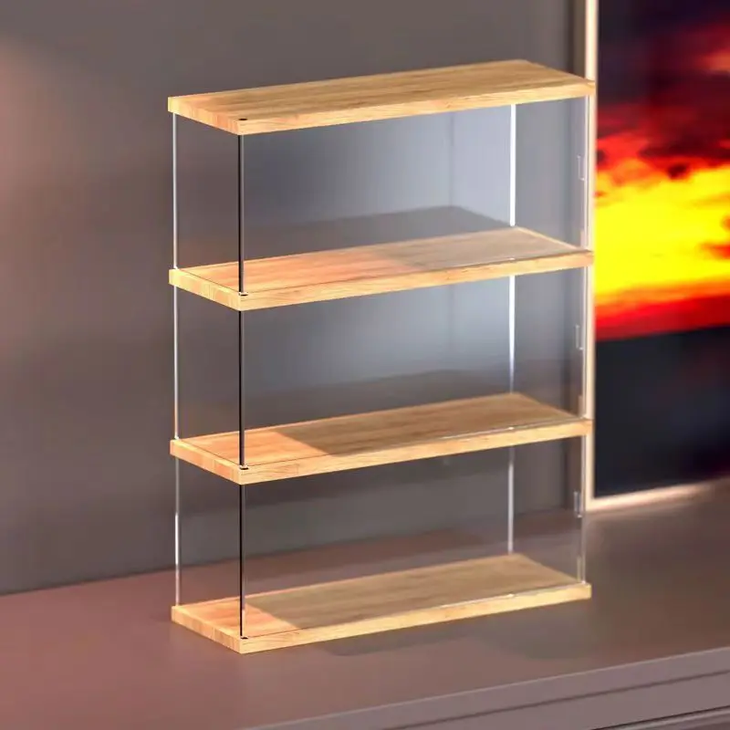 Прозрачный Акриловый Витринный Шкаф для фигурок дисплей модели автомобиля