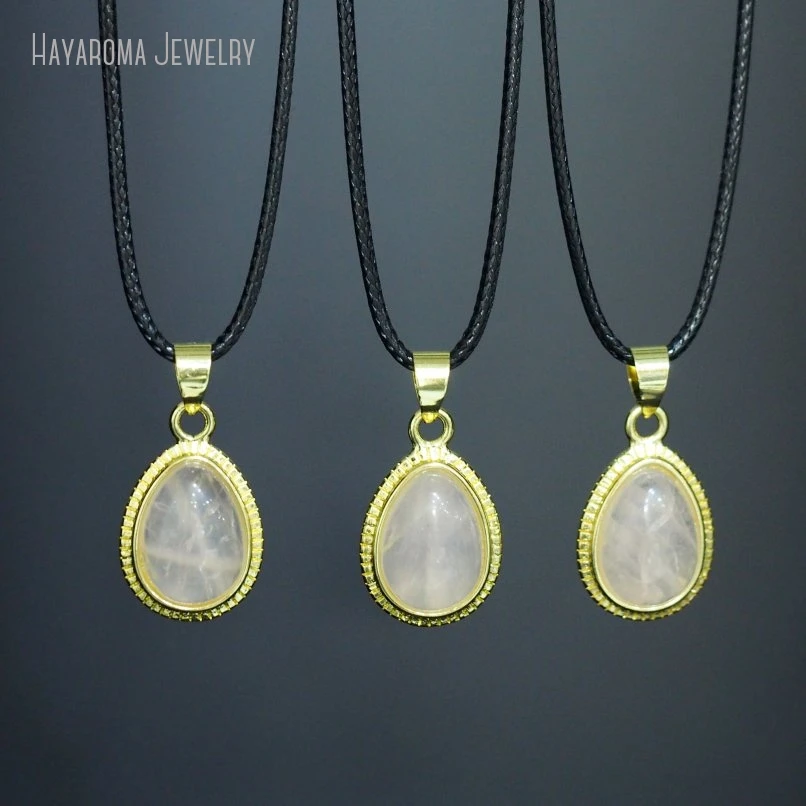 20 шт. золотой цвет в форме капли воды оптовая продажа ювелирных изделий ожерелье