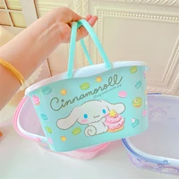 sanrio hello kitty melody kuromi cinnamoroll cute kawaii toys cartoon anime present carry basket grocery basket bath basket gift