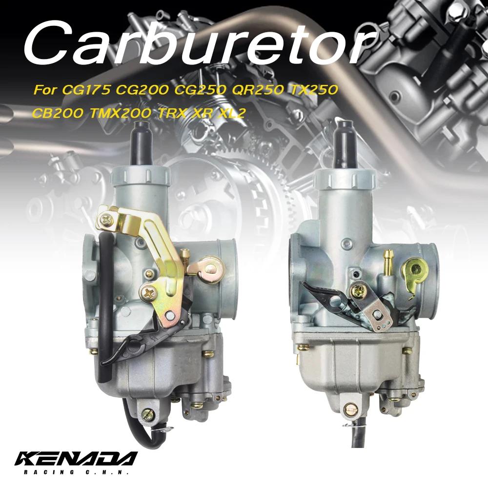 Карбюратор мотоциклетный PZ30B 30 мм с ускорительным насосом для CG175 CG200 CG250 QR250 TX250 CB200 TMX200 TRX XR XL2