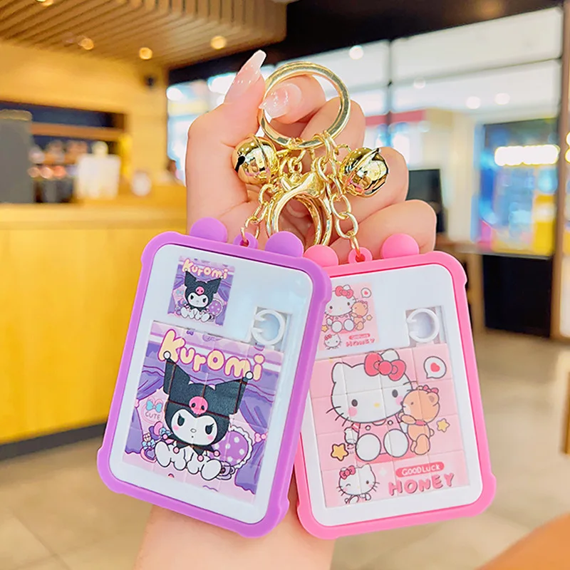 

Sanrio Hello Kitty Pochacco Kuromi Pum Pum Purin Cinnamoroll My Melody Lanyard ID Card Holder Cardholder Hanging Rope