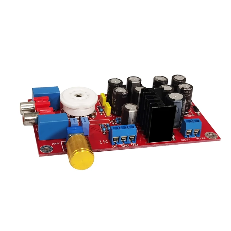 

6N3 AC12V Tube Buffer Bile Pre-Amplifier Board For Filtering Amplifier Audio Signal DIY KITS