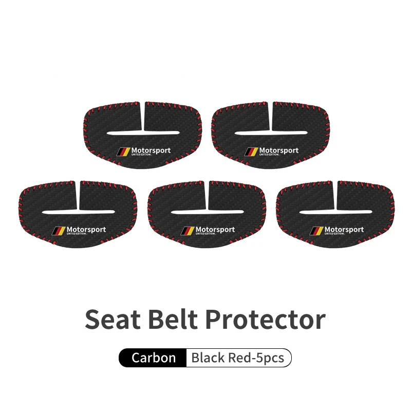 

Автомобильный ремень безопасности с пряжкой, кожаный защитный чехол для предотвращения столкновений для BMW Performance M Alpina M3 M5 iX iX1 iX3 iX6 iX7 G20