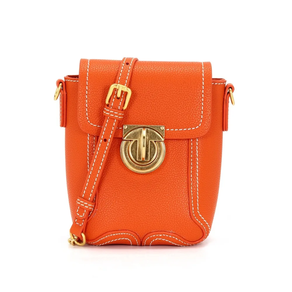 

2022 New Women's Mobile Phone Bag Solid Color Single Shoulder Mini Diagonal Chain Portable Small Square Bag