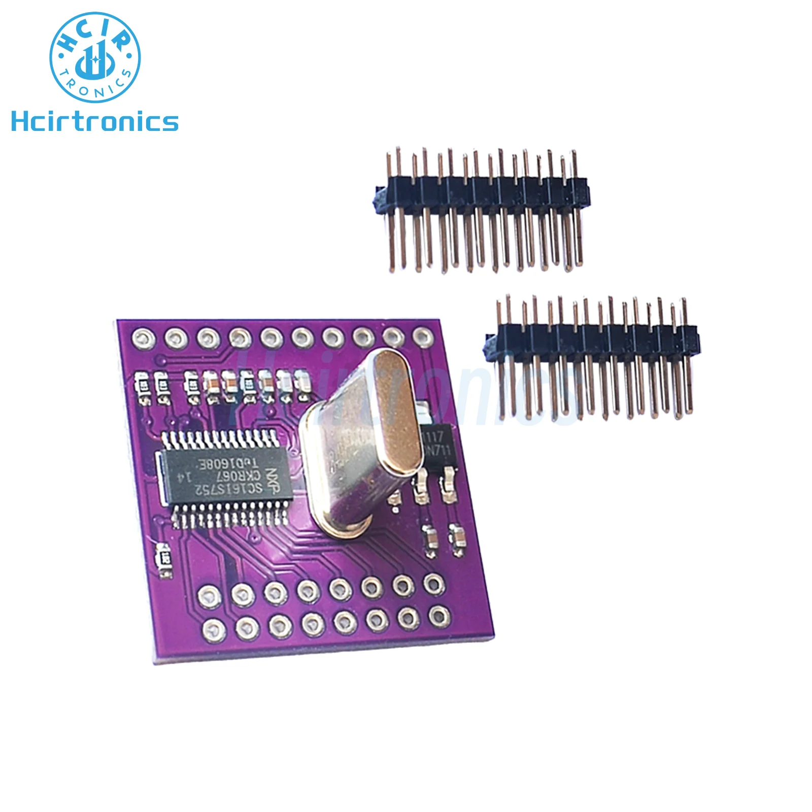 MCU-752 SC16IS752 Интерфейс шины I2C/SPI для двухканального модуля преобразования UART Плата