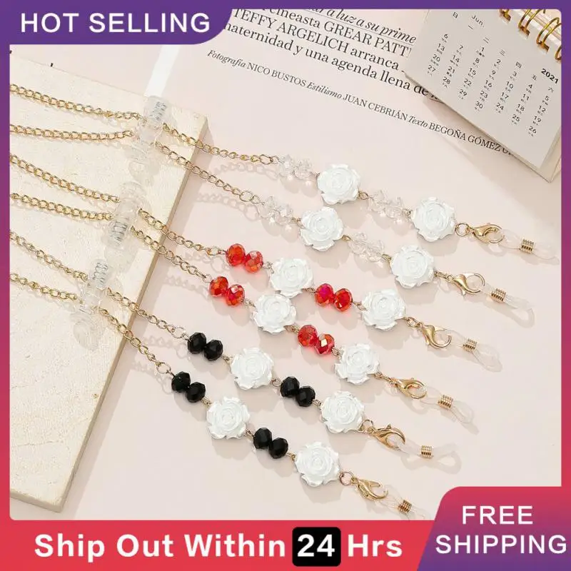 

Adjustable Mask Chains Retro Mask Hanging Rope Women Men Mask Chains Anti-lost Glasses Chains Elegant Sweet Eyeglass Chain