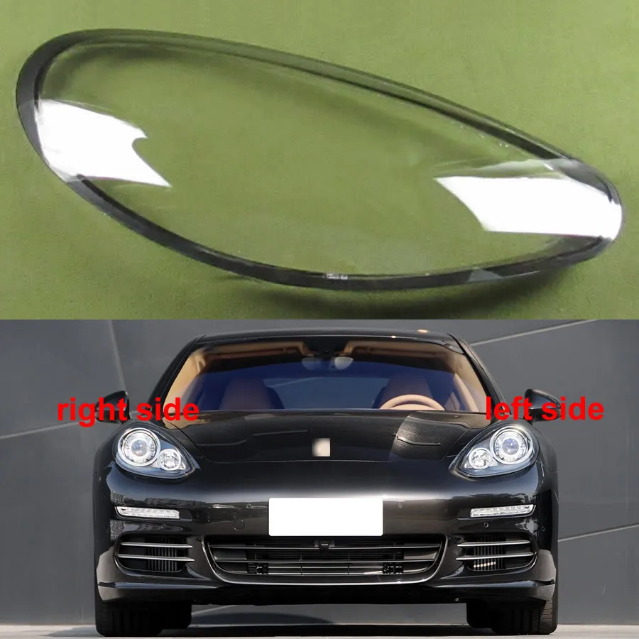 

For Porsche Panamera 2014 2015 2016 Headlight Transparent Lampshade Headlamp Cover Lamp Shell Headlights Lens Plexiglass