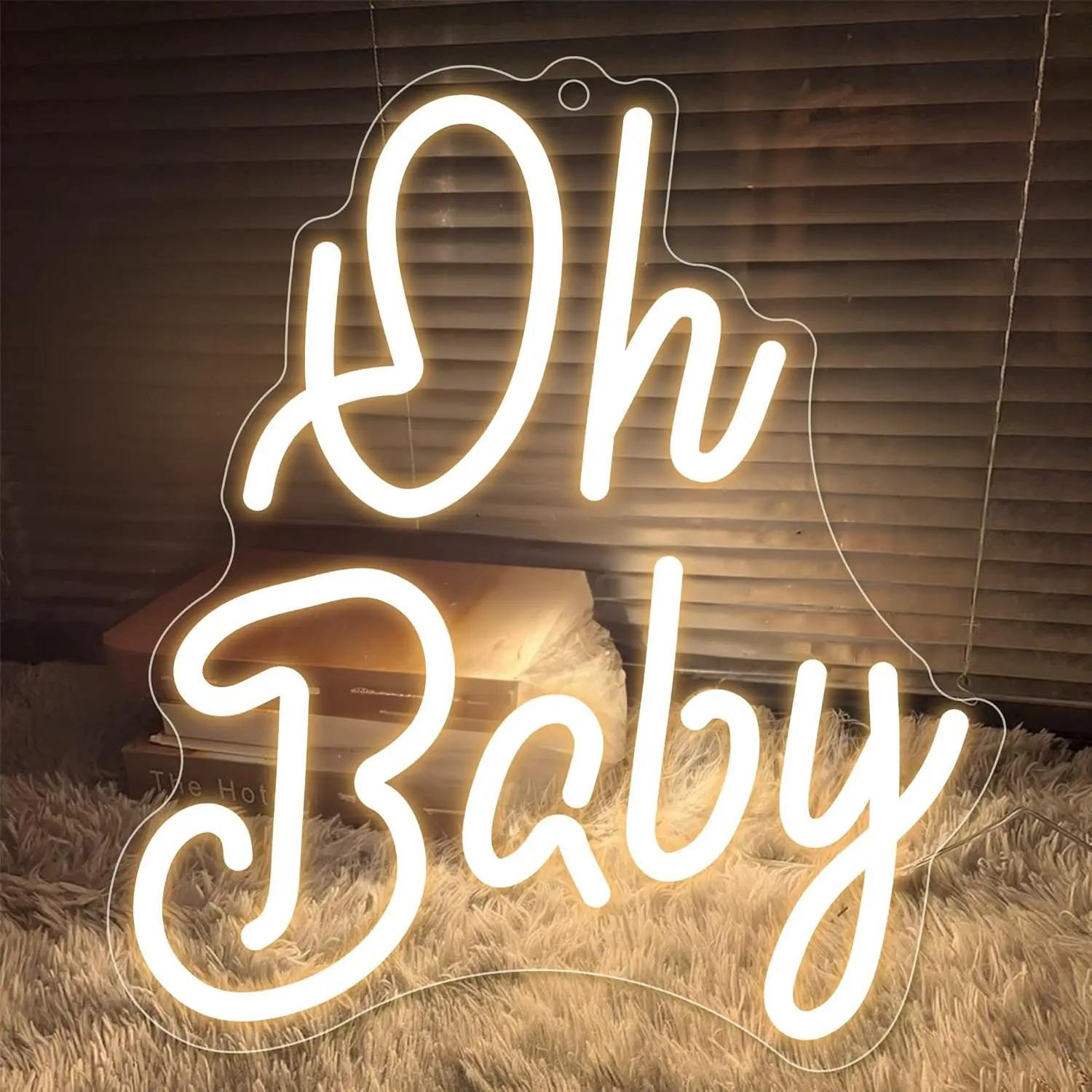

Неоновая вывеска «Oh Baby»