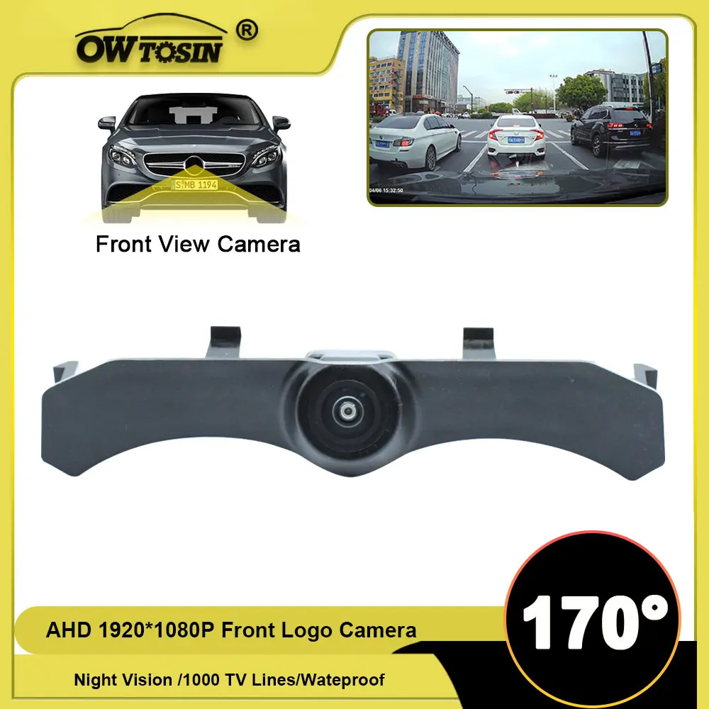 Ночное видение 1920*1080P AHD 170 ° Передняя камера с логотипом рыбий глаз для Audi Q3 RSQ3 F3 2018
