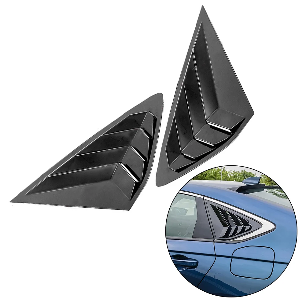

Glossy Black Side Door Louver Shutter Cover Trim for Honda For Accord 2023+ Professional Installation Required