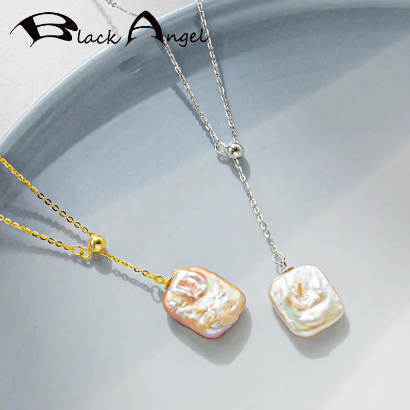 

Женское ожерелье из серебра 925 пробы, с жемчугом