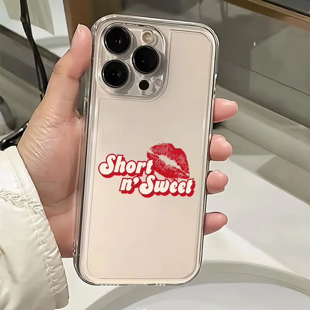 Чехол для телефона Singer Samsung S25 S24 S23 S22 S21 S20 FE Note20 Note10 Plus Ultra Lite 5G S-Sabrina C-Carpenter Clear Soft TPU