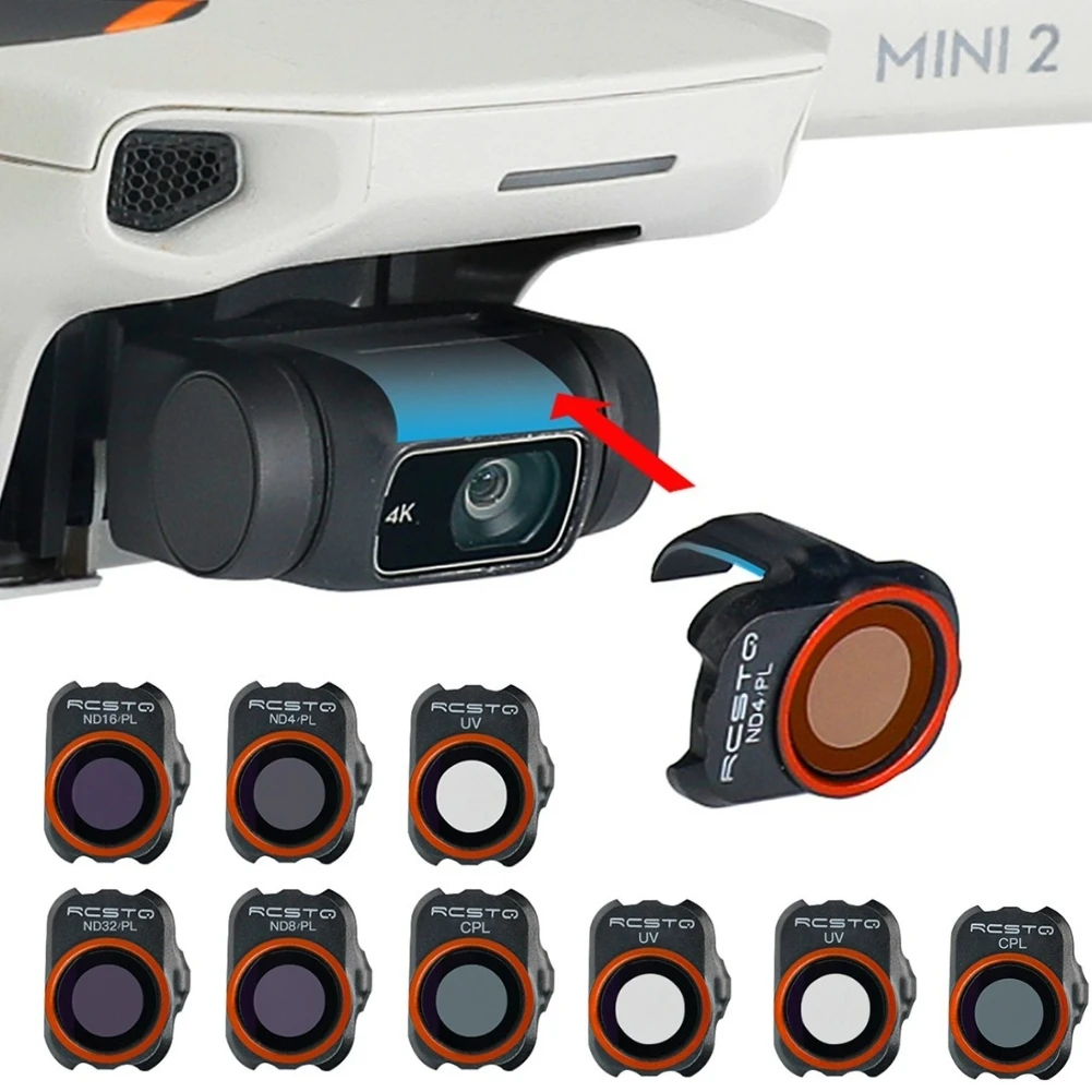 

1/4/6pcs Drone Lens Filters Filters Kit Accessories for DJI Mavic Mini 1 2 SE Replacement UV/CPL/ND/PL