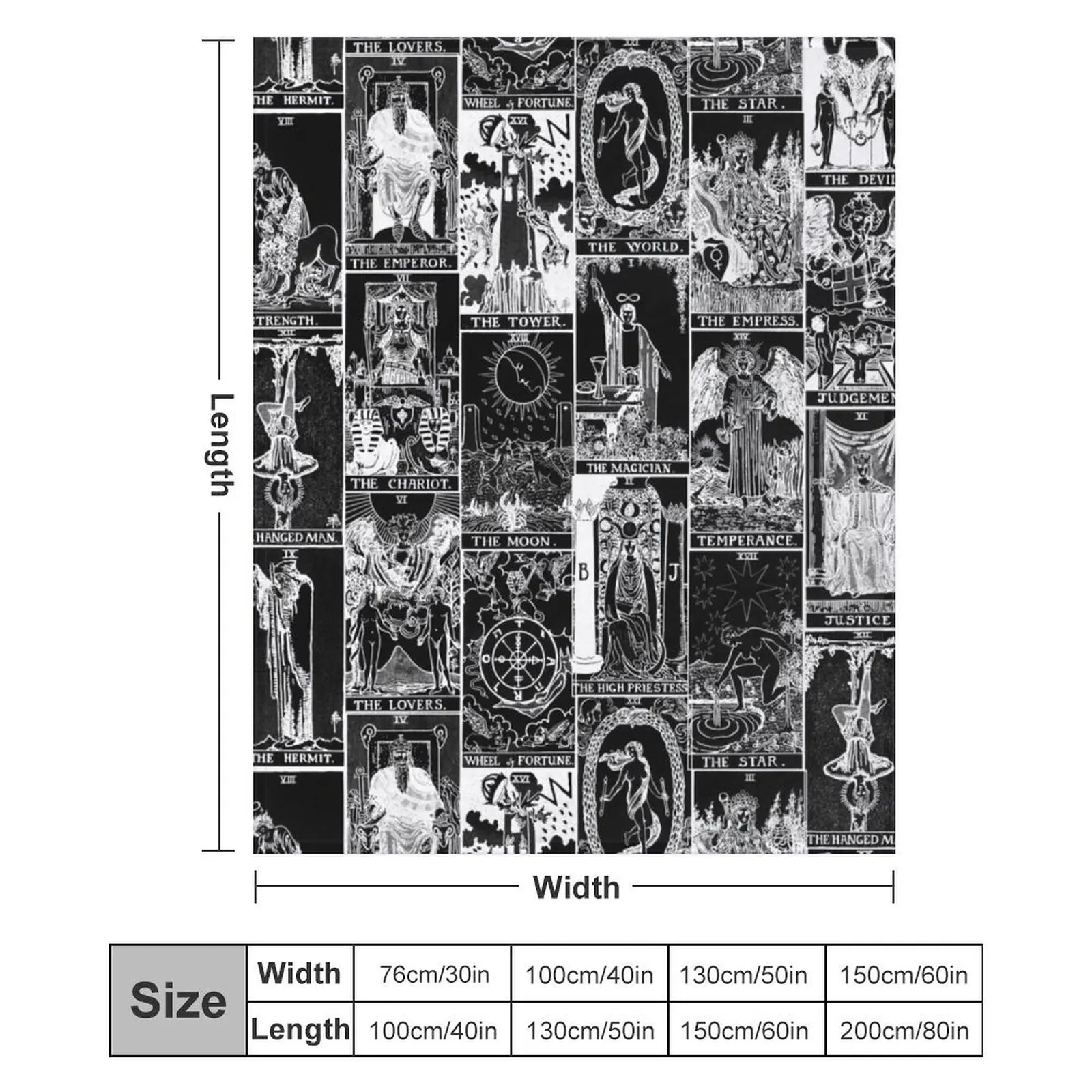 Старшие Арканы Таро Лоскутное Пледы Кровать Модные Одеяла и Для Диванов