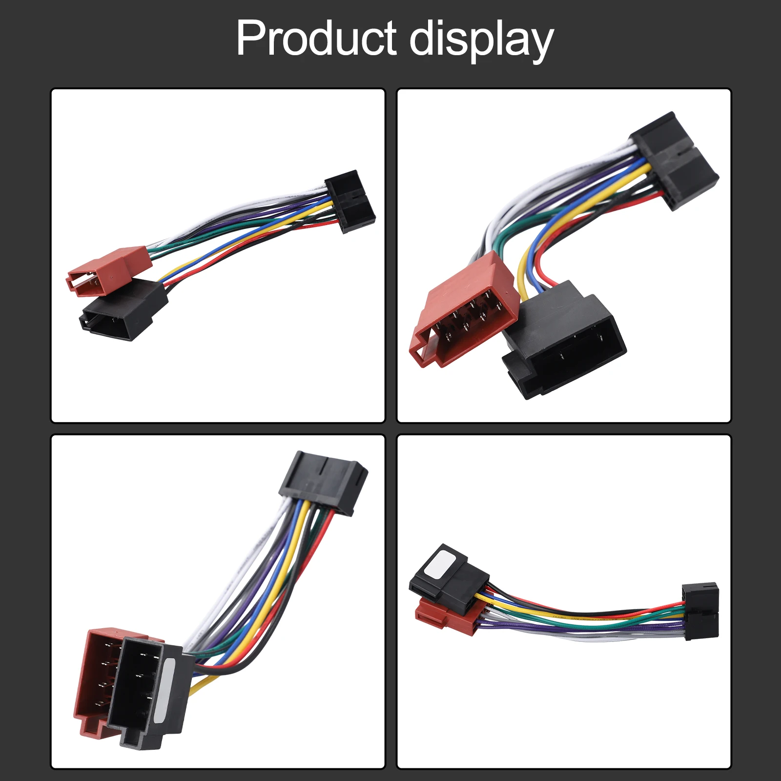 Автомобильный радиоприемник ISO-адаптер 20-контактный кабель Din-разъем CD Хвостовая