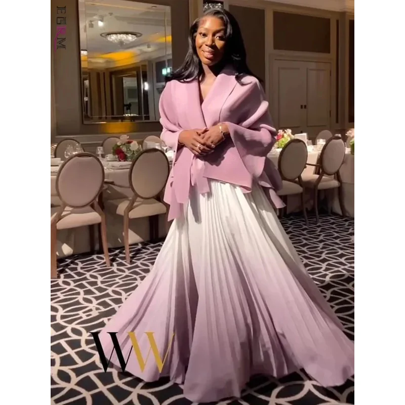 Женский комплект из 2 предметов элегантный плиссированный топ с поясом и