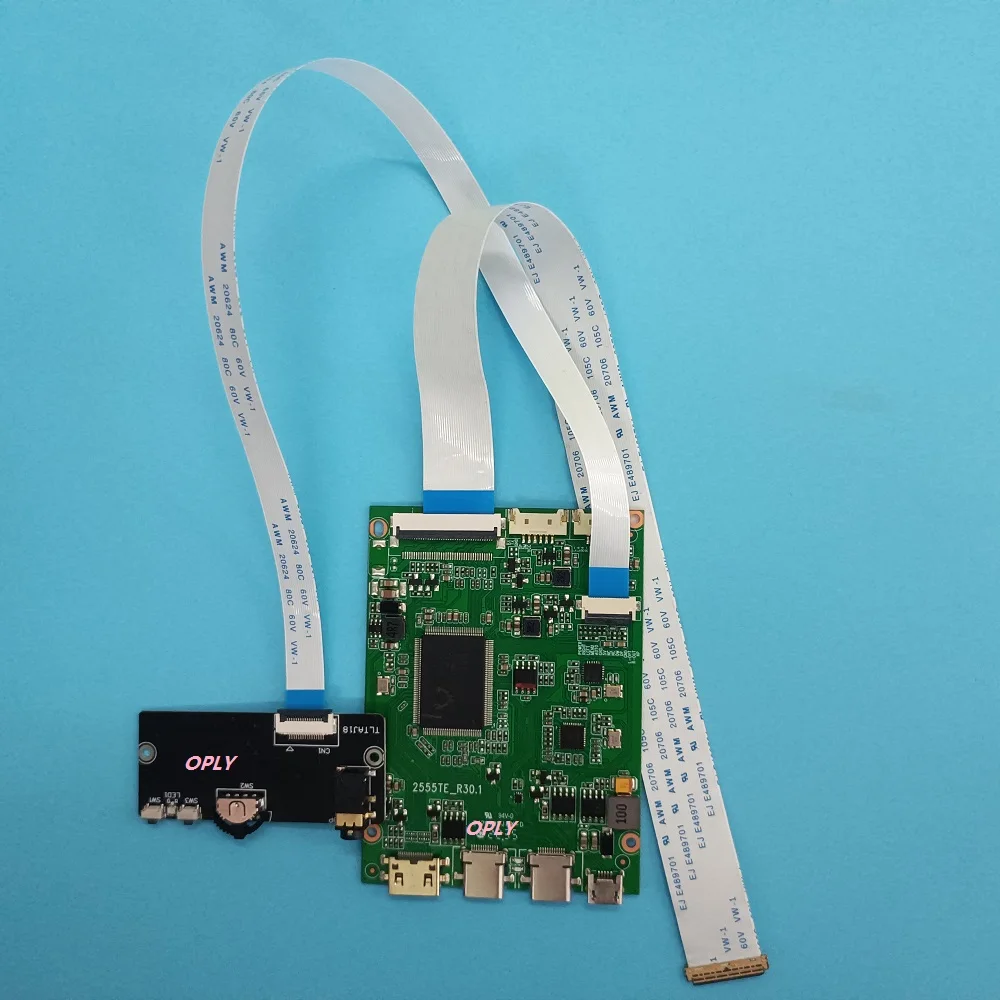 

kit for LM156LF1L08 LM156LF1L09 1920X1080 15.6" monitor EDP Controller board USB-C Type-C Mini HDMI-compatible LCD LED panel