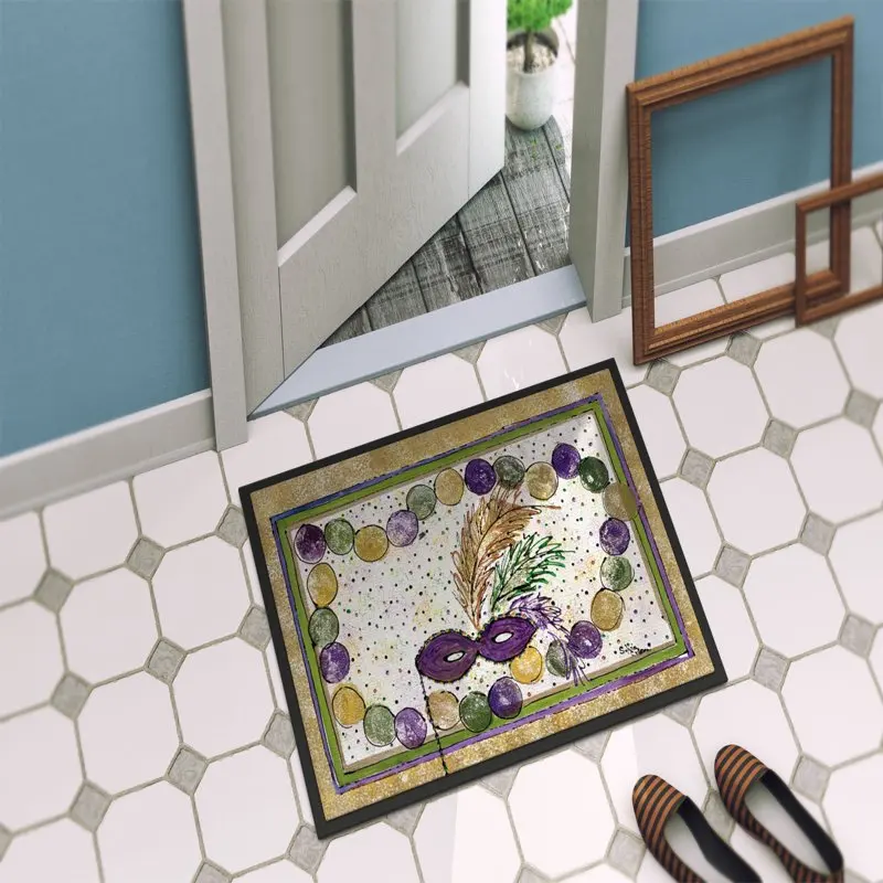 

Fantastic Beautiful Gras Beads Non-slip Doormat Home Decorative Carpet Entrance Rug, 128-156 Characters.