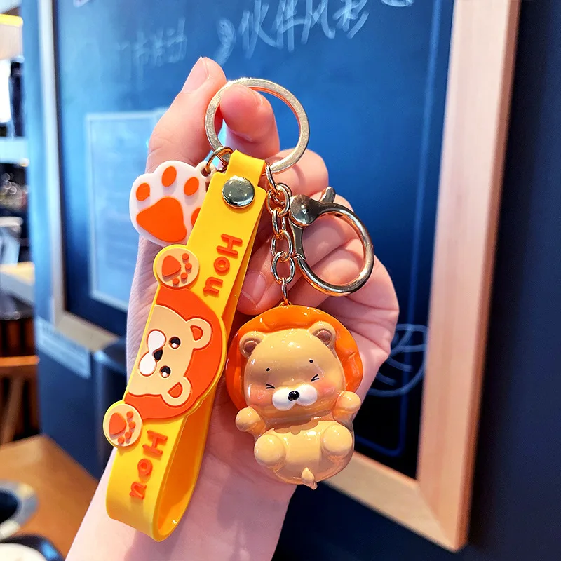 

Bentoy Milkjoy Bag Pendant Keychain cute lion keychain female cartoon resin bag pendant small lion car key pendant cute key ring
