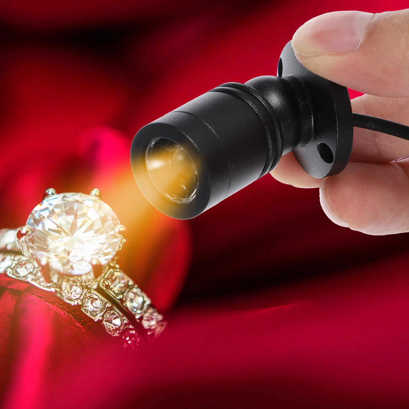 USB небольшой прожектор для дома черные полки шкаф ювелирных изделий дисплей из