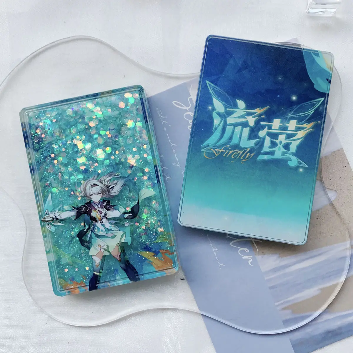 Аниме Honkai: Star Rail Firefly Quicand Mahjong акриловые украшения фигурки мультяшная модель