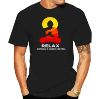 camisetas de zen para hombres camisa de moda de cuello redondo estatua de buda budismo verano 2022