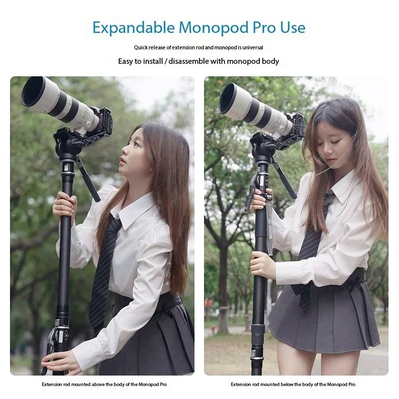 YC Onion Pineta Pro Photography Углеродное волокно Дорожный монопод Монопод Педаль База Легкая Быстросъемная пластина Максимальная нагрузка 11 фунтов5 кг (art.: 3920cd384bf8b) - 3920cd384bf8b