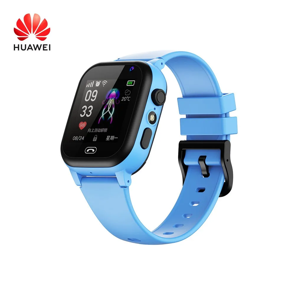 

Huawei 2G Kids Smart Watch LBS Tracker Location SOS Call Voice Chat Camera Flashlight Alarm Clock IP67 Waterproof For Children