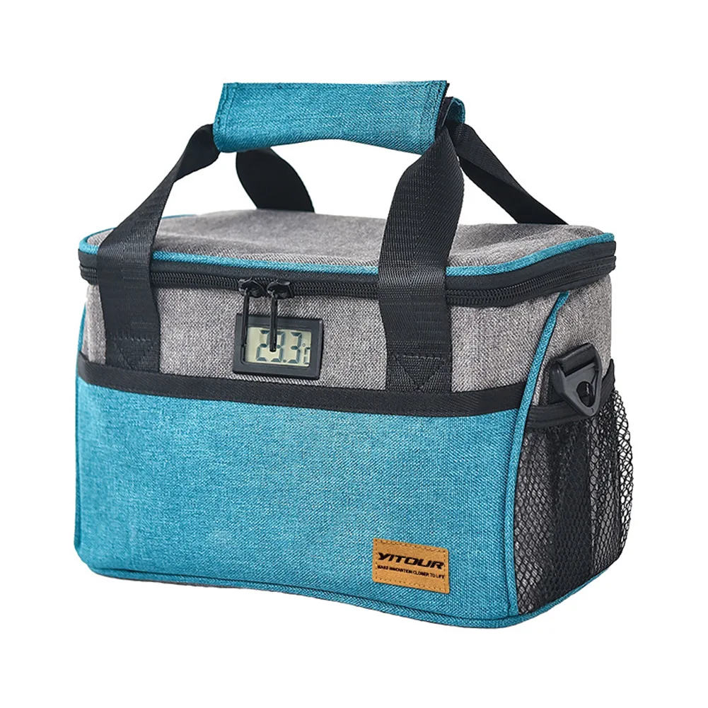 

Durable Lunch Box Cooler Bag Temperature Display Waterproof 1pc 5L/10L/15L Cooler Box Heat Preservation Outdoor Picnic
