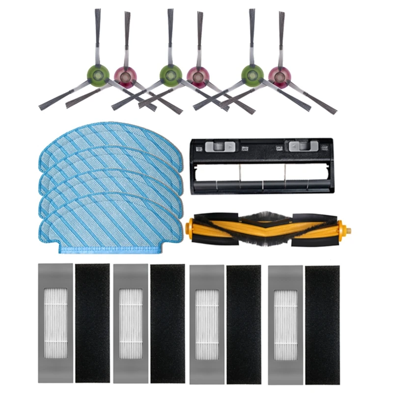 

Robot Main Brush Main Brush Cover Side Brush Hepa Filter Mop Cloth Spare Parts Accessories For Ecovacs Ozmo T8