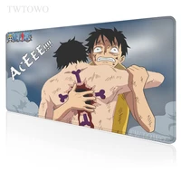 anime one piece ace mouse pad gamer custom xxl computer new keyboard pad mousepads natural rubber laptop soft office mouse mat