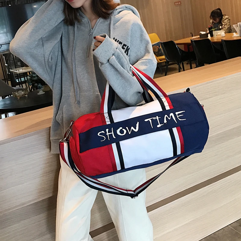 Fitness Gym Bag Women Female Outdoor Waterproof Travel Sports Tote Luggage Yoga Shoes Pocket Workout Duffel Weekend Dry Wet Bag