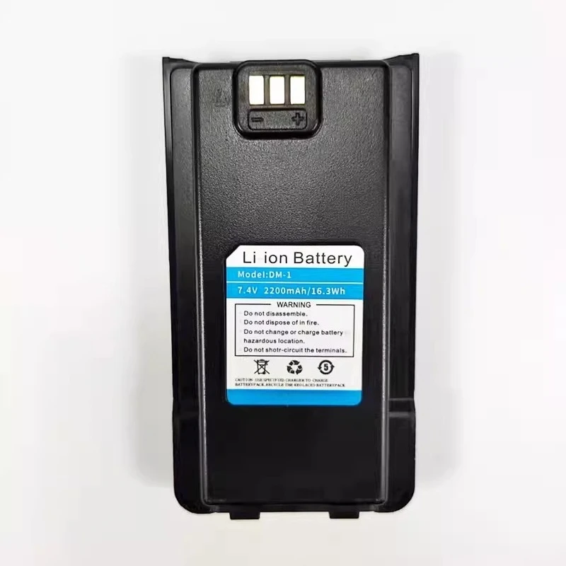 Фото Аккумулятор DM-1701 7.4V 2200mAh для раций Baofeng DMR UV-XS/DM-1, цифровых и аналоговых, двухдиапазонных, двухрежимных, высокого качества №2