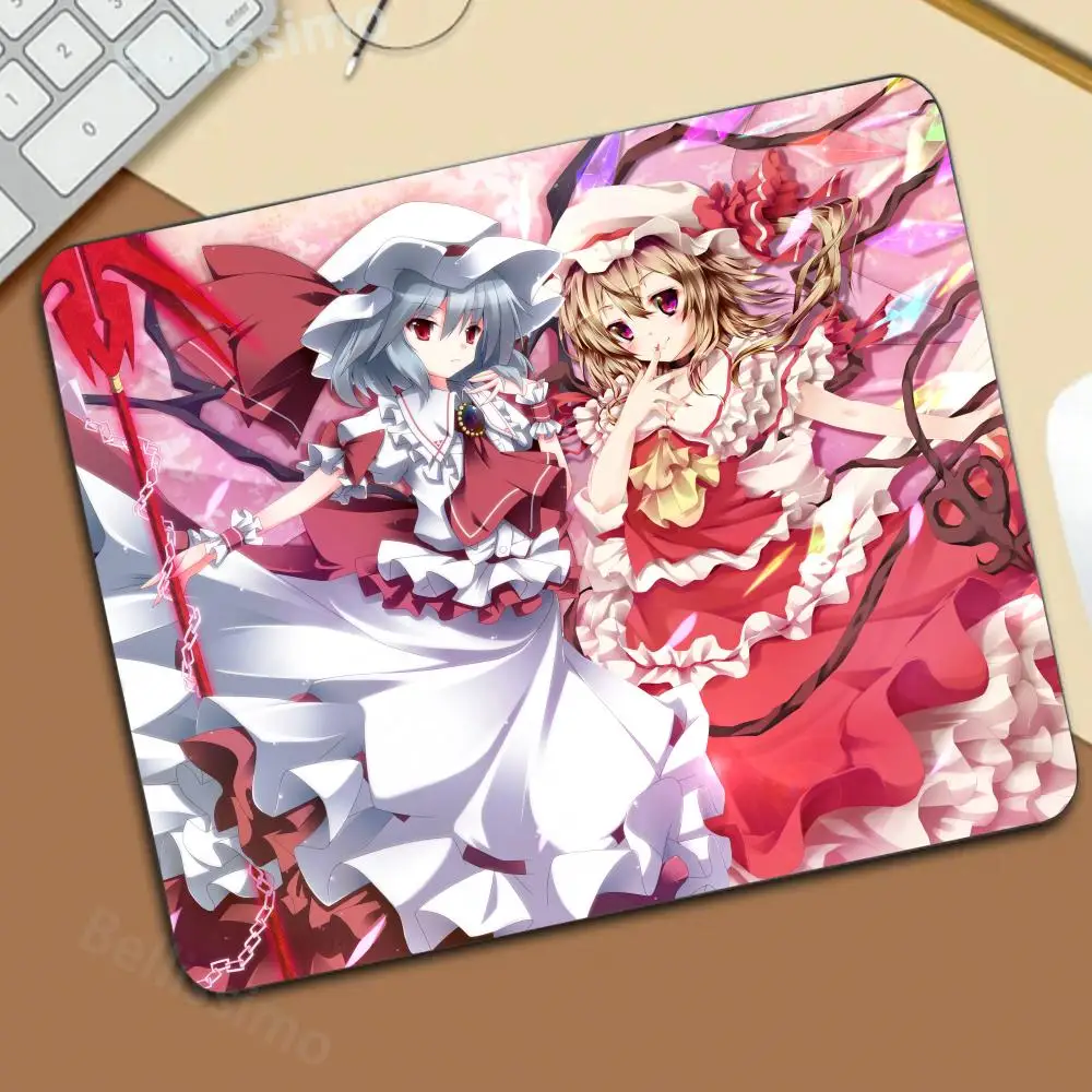 New products Mouse Pad Non-Slip Esports Anime Rubber Edge T-touhou_Projects locking Desk LOL CS GO XL 450x400mm