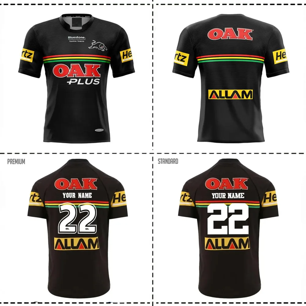 

2022 PENRITH PANTHERS HOME JERSEY 2021/2022/2023 Penrith Panthers Home/Away Rugby Jersey TRAINING JERSEY SHORTS size S--5XL