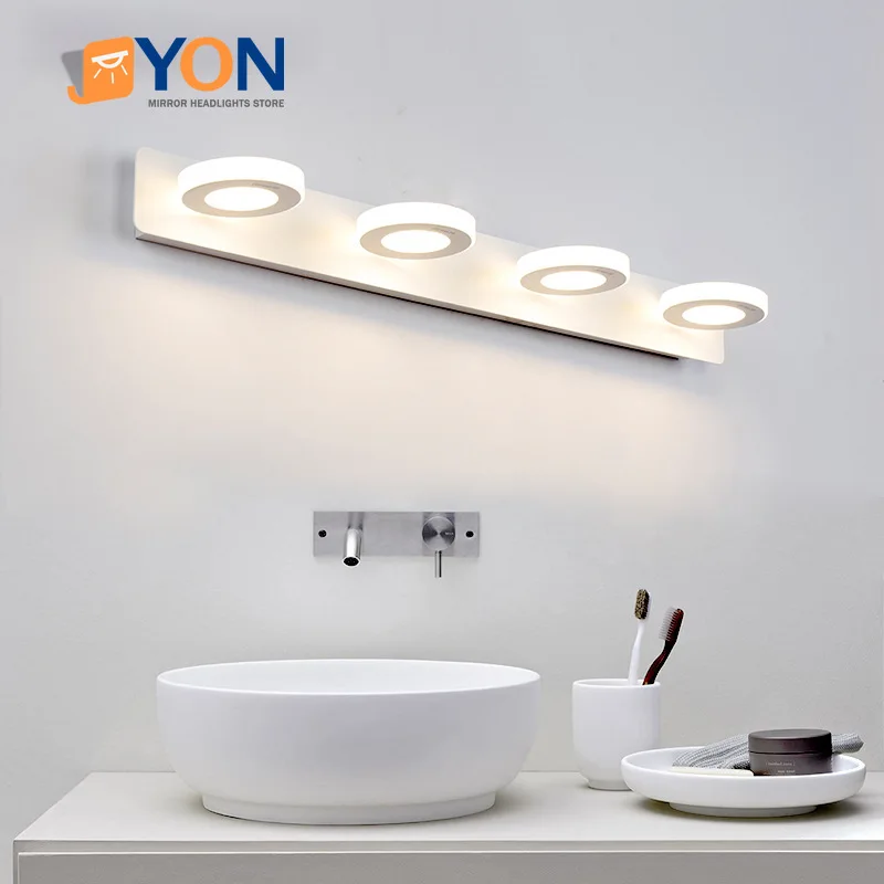 

Modern Bathroom Mirror Light Led Bathroom Wall Light Eye Protection Makeup Light Anti-fog Hand Wash Table Lamp AC 90-260V