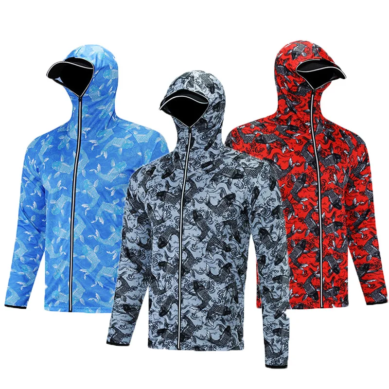 

Men Women Fishing Hoody Sunscreen Sun Protection Rash Guards Cycling Jacket Shirt Rashguards Hiking Clothes Face Neck Coat 68