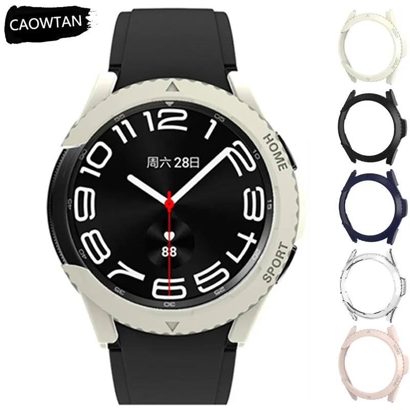 

Armor Cover for Samsung Galaxy Watch Case 6 Classic 43mm 47mm Protective Fashion Hollow Frame For Watch 4 Classic 42 46mm Bumper